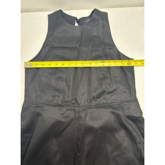 COS Black jumpsuit with Open Back and Wide Leg and adjustable waist. NWT. Size 4 - Picture 8 of 10